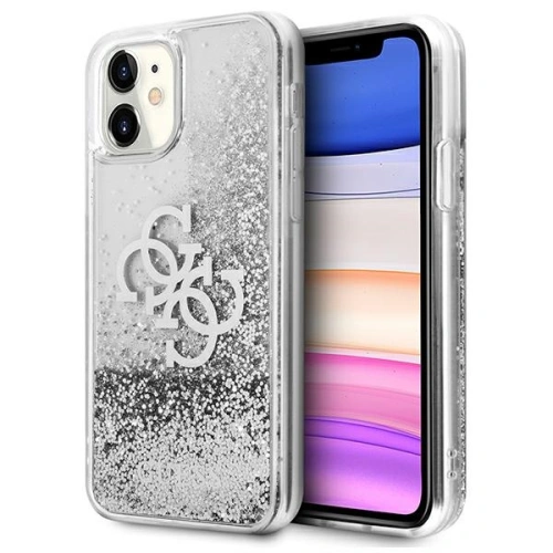 Kup Etui Guess GUHCN61LG4GSI Apple iPhone 11 ezüst/silver hardcase 4G Big Liquid Glitter - GUE1001SLV - {ean13} - Sklep Home Screen