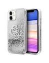 Etui Guess GUHCN61LG4GSI Apple iPhone 11 argintiu/silver hardcase 4G Big Liquid Glitter