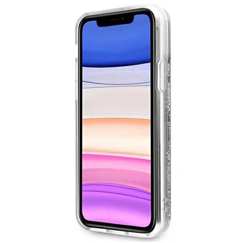 Kup Etui Guess GUHCN61LG4GSI Apple iPhone 11 ezüst/silver hardcase 4G Big Liquid Glitter - GUE1001SLV - {ean13} - Sklep Home Screen