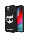 Karl Lagerfeld Apple Tasche KLHCP12LSLCHBK iPhone 12 Pro Max Hartschale schwarz/schwarz Silikon Choupette