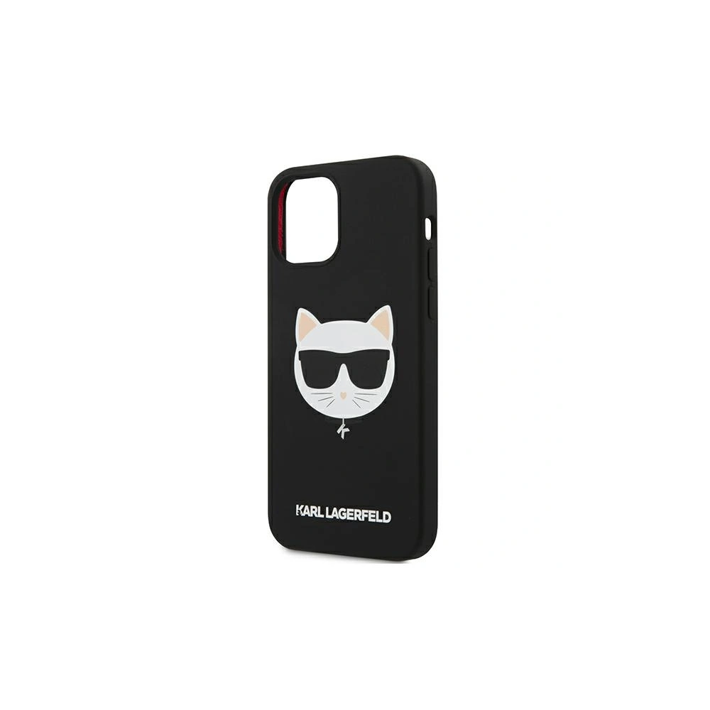Etui Karl Lagerfeld KLHCP12LSLCHBK Apple iPhone 12 Pro Max hardcase czarny/black Silicone Choupette