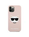Kup Etui Karl Lagerfeld KLHCP12LSLCHLP Apple iPhone 12 Pro Max hardcase jasno różowy/light pink Silicone Choupette - KLD551PNK - {ean13} - Sklep Home Screen