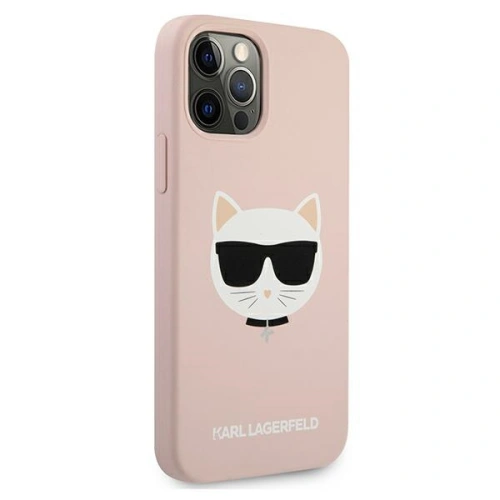 Buy Karl Lagerfeld KLHCP12LSLCHLP Apple iPhone 12 Pro Max hardcase light pink Silicone Choupette - KLD551PNK - {ean13} - Home Screen Store Europe
