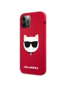Kup Etui Karl Lagerfeld KLHCP12LSLCHRE Apple iPhone 12 Pro Max hardcase czerwony/red Silicone Choupette - KLD552RED - {ean13} - Sklep Home Screen