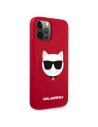 Kup Etui Karl Lagerfeld KLHCP12LSLCHRE Apple iPhone 12 Pro Max hardcase czerwony/red Silicone Choupette - KLD552RED - {ean13} - Sklep Home Screen