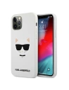 Etui Karl Lagerfeld KLHCP12LSLCHWH Apple iPhone 12 Pro Max hardcase biały/white Silicone Choupette