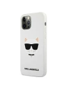 Kup Etui Karl Lagerfeld KLHCP12LSLCHWH Apple iPhone 12 Pro Max hardcase biały/white Silicone Choupette - KLD553WHT - {ean13} - Sklep Home Screen