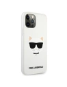 Kup Etui Karl Lagerfeld KLHCP12LSLCHWH Apple iPhone 12 Pro Max hardcase biały/white Silicone Choupette - KLD553WHT - {ean13} - Sklep Home Screen
