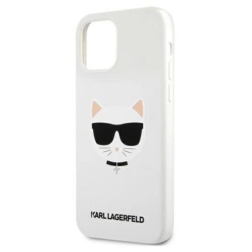 Kup Etui Karl Lagerfeld KLHCP12LSLCHWH Apple iPhone 12 Pro Max hardcase biały/white Silicone Choupette - KLD553WHT - {ean13} - Sklep Home Screen