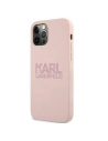 Kup Etui Karl Lagerfeld KLHCP12LSTKLTLP Apple iPhone 12 Pro Max Silicon Stack Logo roz/rozătoare - KLD554PNK - {ean13} - Sklep Home Screen