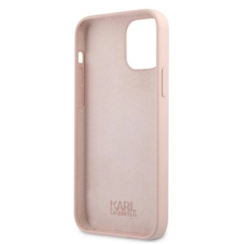 Kup Etui Karl Lagerfeld KLHCP12LSTKLTLP Apple iPhone 12 Pro Max Silicone Stack Logo růžový/pink - KLD554PNK - {ean13} - Sklep Home Screen