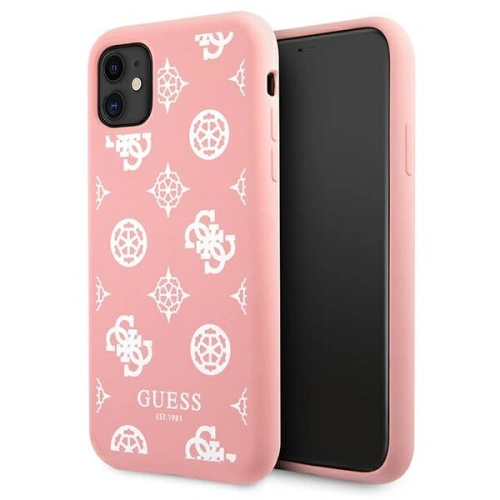 Kup Etui Guess GUHCN61LSPEWPI Apple iPhone 11 rózsaszín/pink kemény tok Peony Collection - GUE1004PNK - {ean13} - Sklep Home Screen