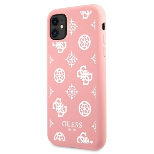 Kup Etui Guess GUHCN61LSPEWPI Apple iPhone 11 rózsaszín/pink kemény tok Peony Collection - GUE1004PNK - {ean13} - Sklep Home Screen
