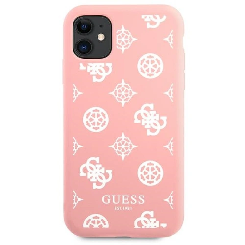 Kup Etui Guess GUHCN61LSPEWPI Apple iPhone 11 rózsaszín/pink kemény tok Peony Collection - GUE1004PNK - {ean13} - Sklep Home Screen