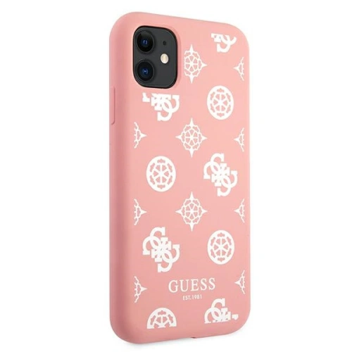 Kup Etui Guess GUHCN61LSPEWPI Apple iPhone 11 rózsaszín/pink kemény tok Peony Collection - GUE1004PNK - {ean13} - Sklep Home Screen