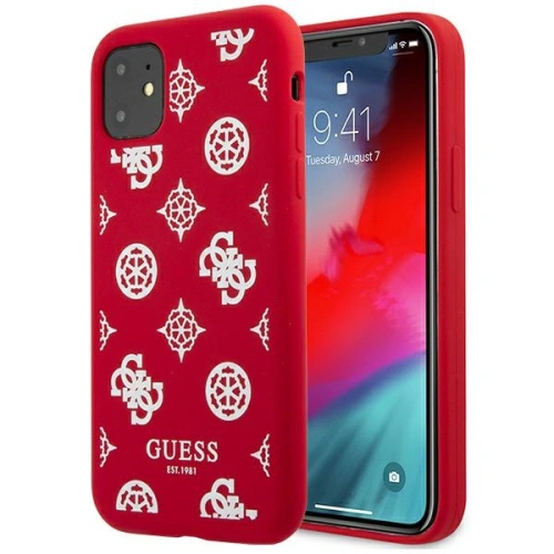 Kup Etui Guess GUHCN61LSPEWRE Apple iPhone 11 piros/piros kemény tok Peony Collection - GUE1005RED - {ean13} - Sklep Home Screen