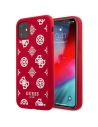 Guess Apple Tasche GUHCN61LSPEWRE iPhone 11 rot/rot Hartschalenetui Peony Collection