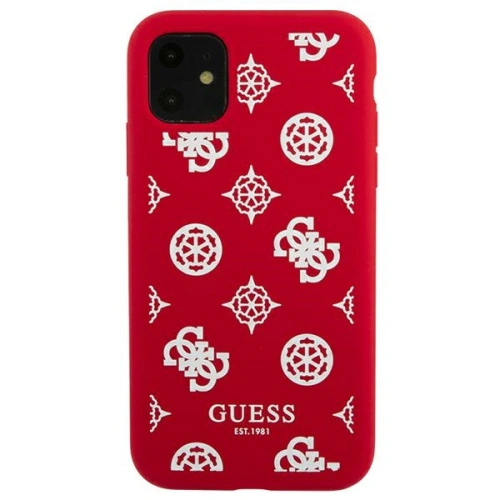 Kup Etui Guess GUHCN61LSPEWRE Apple iPhone 11 piros/piros kemény tok Peony Collection - GUE1005RED - {ean13} - Sklep Home Screen