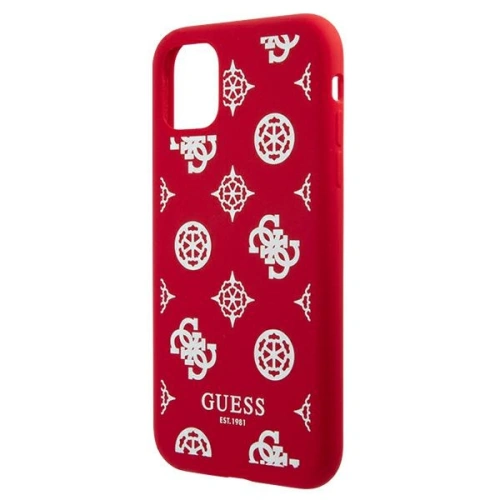 Kup Etui Guess GUHCN61LSPEWRE Apple iPhone 11 piros/piros kemény tok Peony Collection - GUE1005RED - {ean13} - Sklep Home Screen