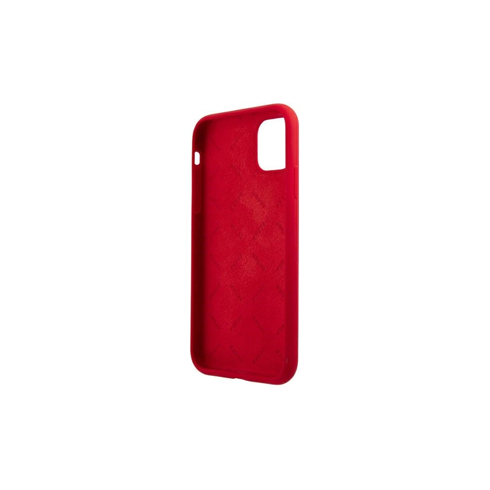 Etui Guess GUHCN61LSPEWRE Apple iPhone 11 czerwony/red hard case Peony Collection