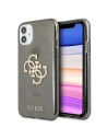 Etui Guess GUHCN61PCUGL4GBK Apple iPhone 11 czarny/black hard case Glitter 4G Big Logo
