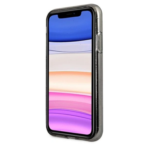 Kup Etui Guess GUHCN61PCUGL4GBK Apple iPhone 11 fekete/hard case Glitter 4G Big Logo - GUE1006BLK - {ean13} - Sklep Home Screen