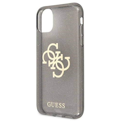 Kup Etui Guess GUHCN61PCUGL4GBK Apple iPhone 11 fekete/hard case Glitter 4G Big Logo - GUE1006BLK - {ean13} - Sklep Home Screen
