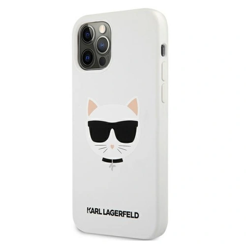 Kup Etui Karl Lagerfeld KLHCP12MSLCHWH Apple iPhone 12/12 Pro kemény tok fehér/színes Silicone Choupette - KLD557WHT - {ean13} - Sklep Home Screen