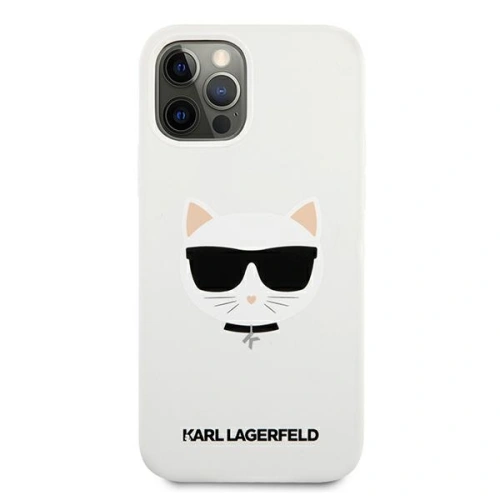 Kup Etui Karl Lagerfeld KLHCP12MSLCHWH Apple iPhone 12/12 Pro kemény tok fehér/színes Silicone Choupette - KLD557WHT - {ean13} - Sklep Home Screen