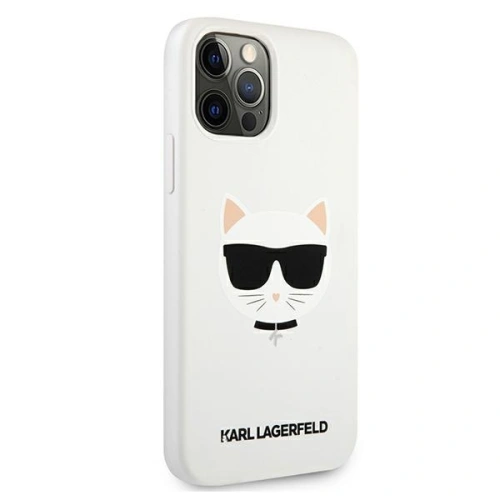 Kup Etui Karl Lagerfeld KLHCP12MSLCHWH Apple iPhone 12/12 Pro kemény tok fehér/színes Silicone Choupette - KLD557WHT - {ean13} - Sklep Home Screen