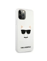Kup Etui Karl Lagerfeld KLHCP12MSLCHWH Apple iPhone 12/12 Pro kemény tok fehér/színes Silicone Choupette - KLD557WHT - {ean13} - Sklep Home Screen