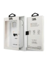 Kup Etui Karl Lagerfeld KLHCP12MSLCHWH Apple iPhone 12/12 Pro hardcase biały/white Silicone Choupette - KLD557WHT - {ean13} - Sklep Home Screen
