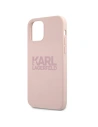 Kup Etui Karl Lagerfeld KLHCP12SSTKLTLP Apple iPhone 12 mini Silicone Stack Logo różowy/pink - KLD558PNK - {ean13} - Sklep Home Screen