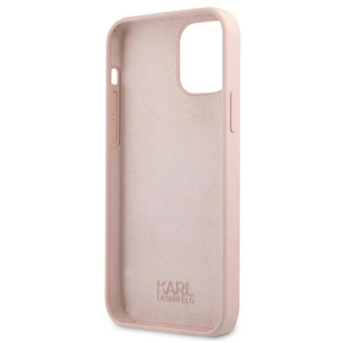 Kup Etui Karl Lagerfeld KLHCP12SSTKLTLP Apple iPhone 12 mini Silicone Stack Logo różowy/pink - KLD558PNK - {ean13} - Sklep Home Screen
