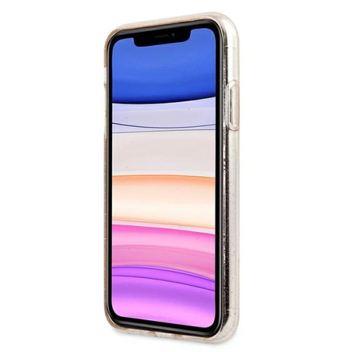 Kup Etui Guess GUHCN61PCUGL4GGO Apple iPhone 11 zlatý/gold tvrdý obal Glitter 4G Velké logo - GUE1007GLD - {ean13} - Sklep Home Screen
