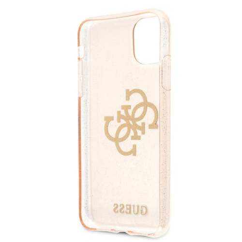 Kup Etui Guess GUHCN61PCUGL4GGO Apple iPhone 11 zlatý/gold tvrdý obal Glitter 4G Velké logo - GUE1007GLD - {ean13} - Sklep Home Screen