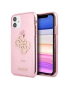 Kup Guess Apple Tasche GUHCN61PCUGL4GPI iPhone 11 rosa/rosa Hartschalenetui Glitter 4G Big Logo - GUE1008PNK - {ean13} - Sklep Home Screen