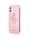 Kup Guess Apple Tasche GUHCN61PCUGL4GPI iPhone 11 rosa/rosa Hartschalenetui Glitter 4G Big Logo - GUE1008PNK - {ean13} - Sklep Home Screen