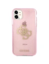 Kup Guess Apple Tasche GUHCN61PCUGL4GPI iPhone 11 rosa/rosa Hartschalenetui Glitter 4G Big Logo - GUE1008PNK - {ean13} - Sklep Home Screen