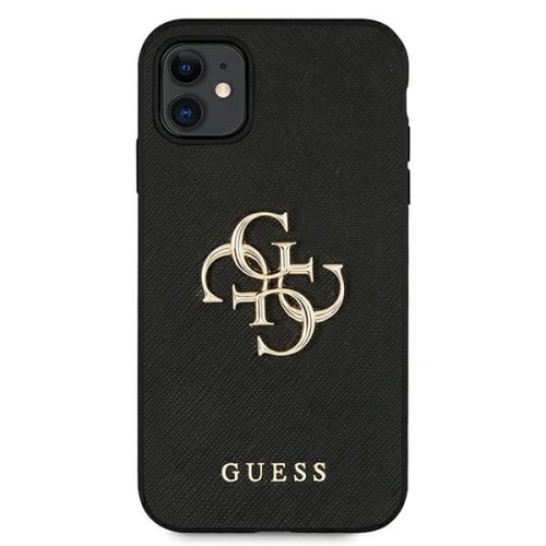 Kup Guess Apple Tasche GUHCN61SA4GGBK iPhone 11 schwarz/schwarz Hartschale Saffiano 4G Metall Logo - GUE1010BLK - {ean13} - Sklep Home Screen