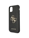 Kup Guess Apple Tasche GUHCN61SA4GGBK iPhone 11 schwarz/schwarz Hartschale Saffiano 4G Metall Logo - GUE1010BLK - {ean13} - Sklep Home Screen