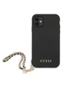 Kup Guess Apple Tasche GUHCN61SASGBK iPhone 11 schwarz/schwarz Hardcase Saffiano Chain - GUE1012BLK - {ean13} - Sklep Home Screen