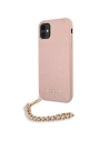 Kup Etui Guess GUHCN61SASGPI Apple iPhone 11 różowy/pink hardcase Saffiano Chain - GUE1013PNK - {ean13} - Sklep Home Screen