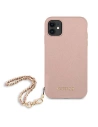Kup Etui Guess GUHCN61SASGPI Apple iPhone 11 różowy/pink hardcase Saffiano Chain - GUE1013PNK - {ean13} - Sklep Home Screen