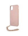 Kup Etui Guess GUHCN61SASGPI Apple iPhone 11 różowy/pink hardcase Saffiano Chain - GUE1013PNK - {ean13} - Sklep Home Screen