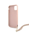 Kup Etui Guess GUHCN61SASGPI Apple iPhone 11 różowy/pink hardcase Saffiano Chain - GUE1013PNK - {ean13} - Sklep Home Screen