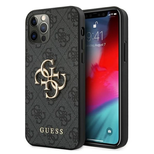 Kup Guess Apple Tasche GUHCP12L4GMGGR iPhone 12 Pro Max grau/grau Hartschale 4G Big Metal Logo - GUE1017GRY - {ean13} - Sklep Home Screen