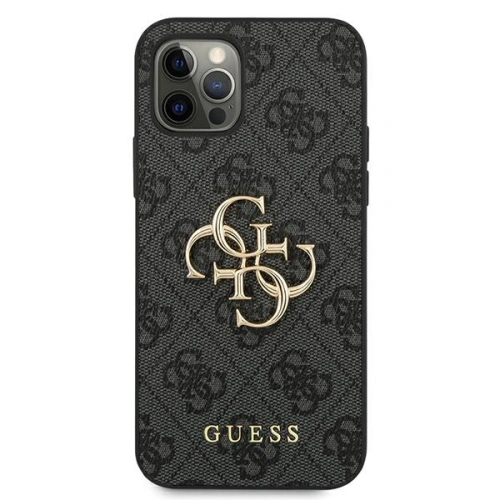 Kup Guess Apple Tasche GUHCP12L4GMGGR iPhone 12 Pro Max grau/grau Hartschale 4G Big Metal Logo - GUE1017GRY - {ean13} - Sklep Home Screen