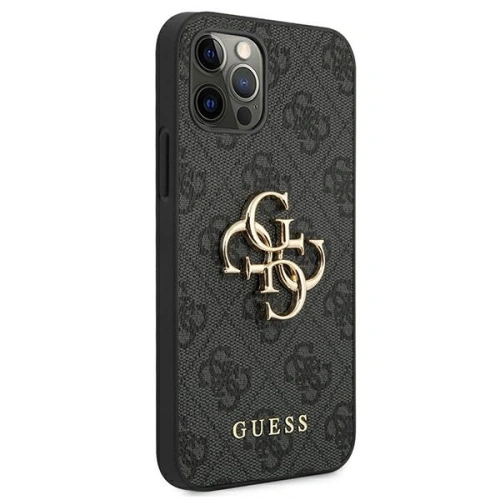 Kup Guess Apple Tasche GUHCP12L4GMGGR iPhone 12 Pro Max grau/grau Hartschale 4G Big Metal Logo - GUE1017GRY - {ean13} - Sklep Home Screen