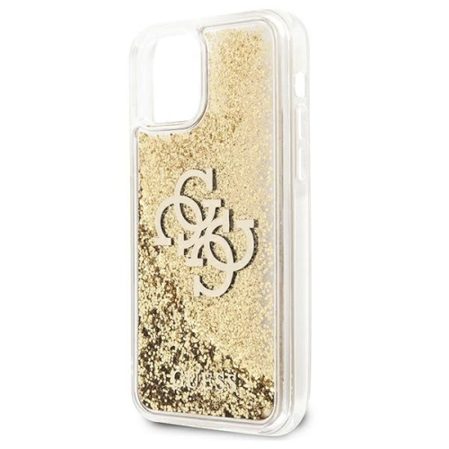 Kup Etui Guess GUHCP12LLG4GGO Apple iPhone 12 Pro Max złoty/gold hardcase 4G Big Liquid Glitter - GUE1018GLD - {ean13} - Sklep Home Screen